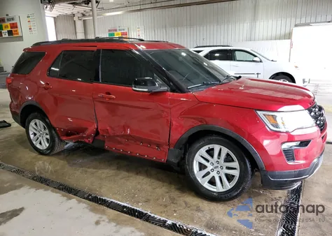 2018 Ford Explorer Xlt from USA, damaged, VIN 1FM5K8DH6JGC82812
